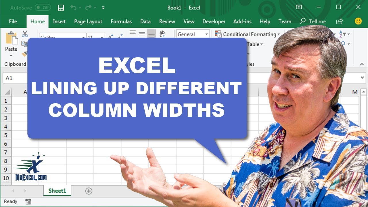 apply the same cell width to other cells in excel for mac 2016